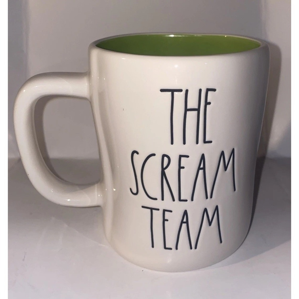 Disney Rae Dunn Mug The Scream Team Double Sided Monsters Inc Mike & Sully